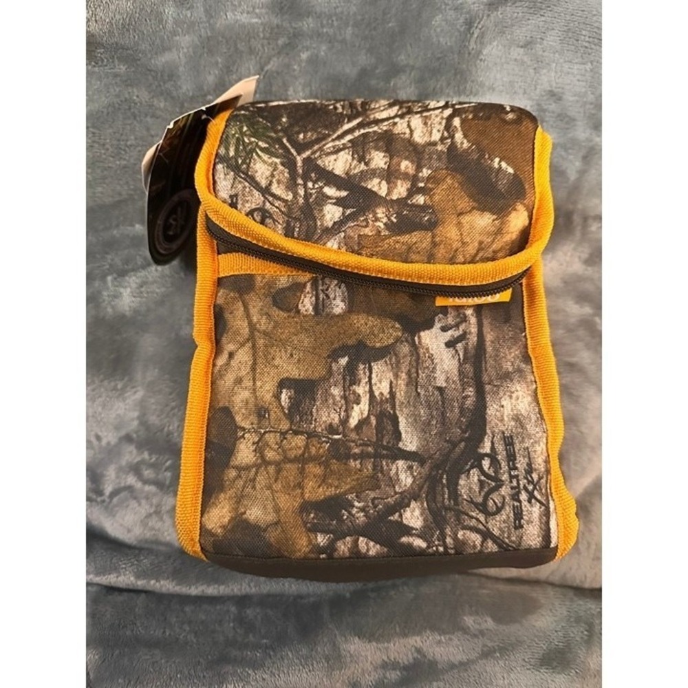 Igloo Realtree Xtra Green‎ Insulated Camo Lunch Bag Orange Trim New With Tags